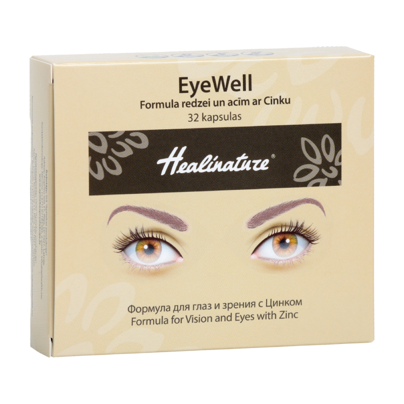 EYEWELL Healinature uztura bagātinātājs kapsulas, N32