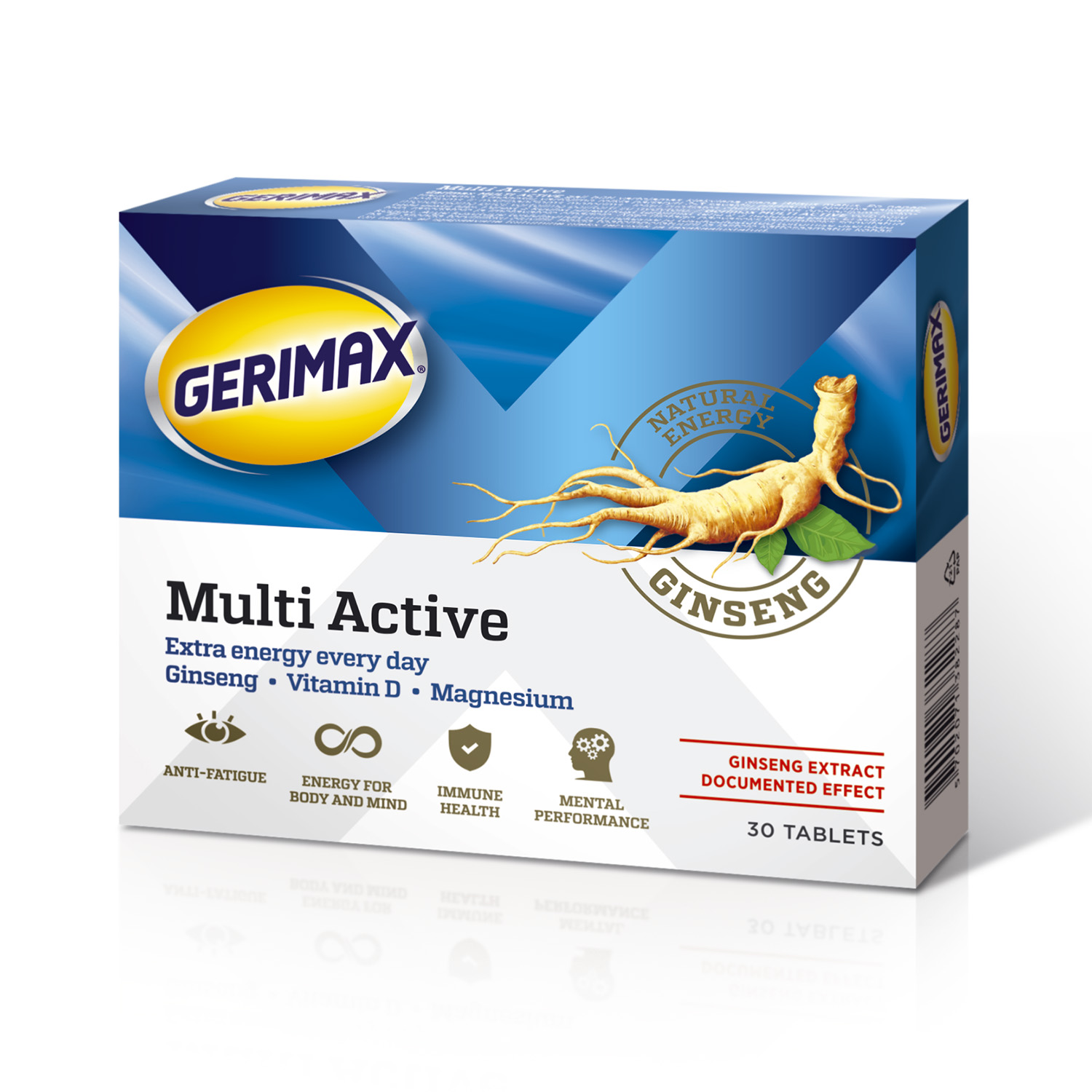 Gerimax Multi Active, 30 tabletes
