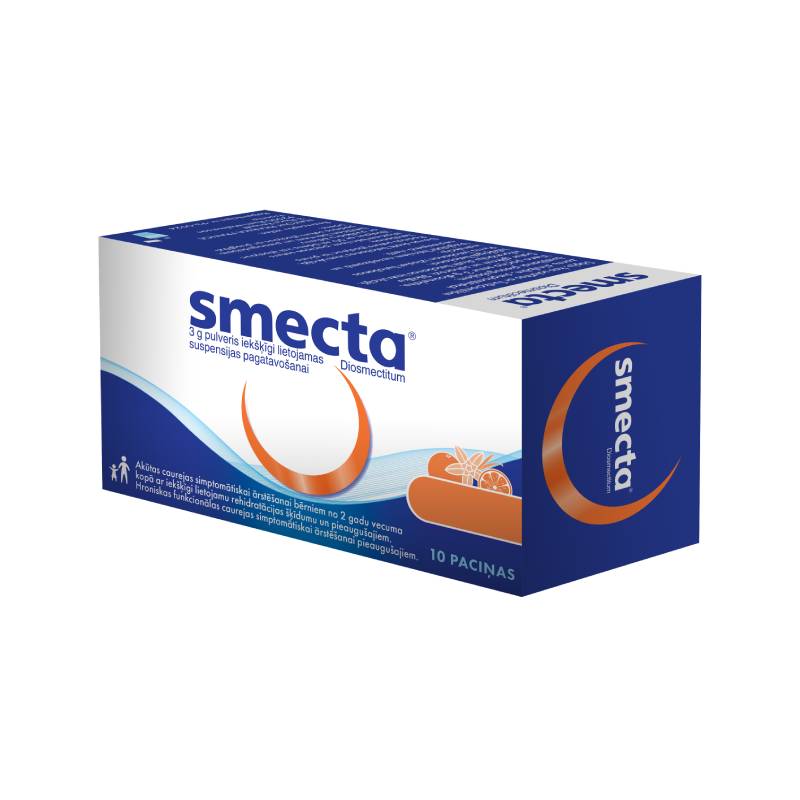 Smecta 3 g pulveris iekšķīgi lietojamas suspensijas pagatavošanai
