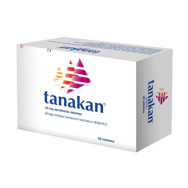 Tanakan 40 mg apvalkotās tabletes