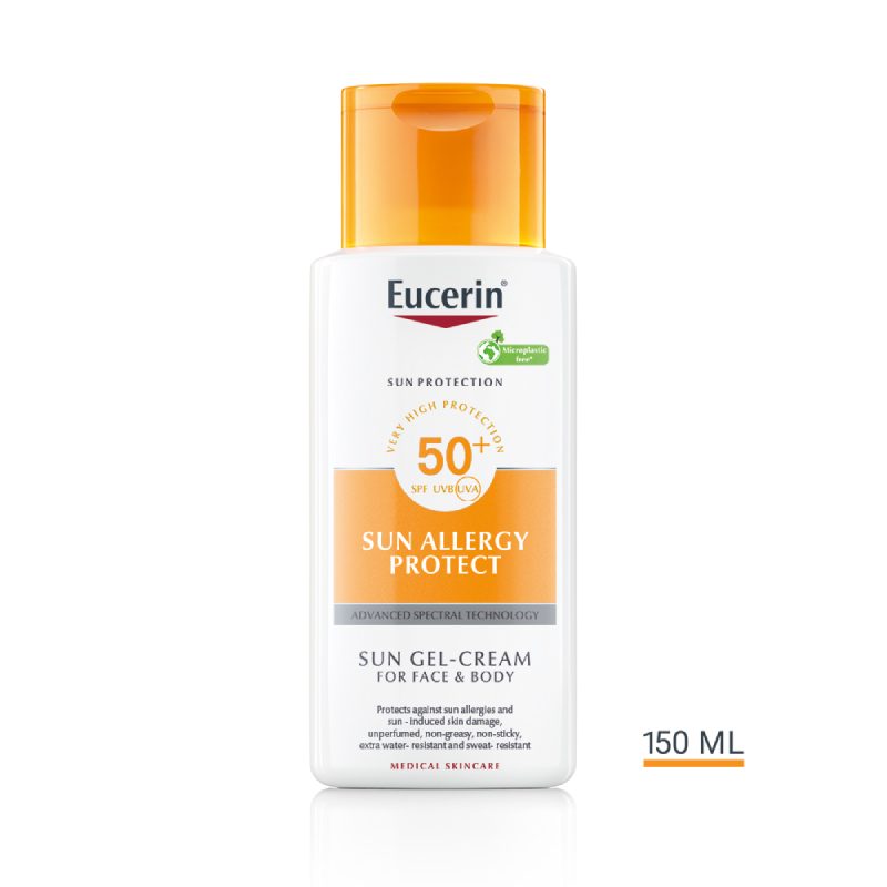 EUCERIN Sun Allergy Protect gelveida saules aizsargkrēms SPF50, 150 ml