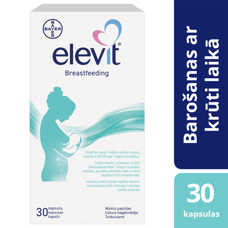 Elevit Breastfeeding, 30 kapsulas