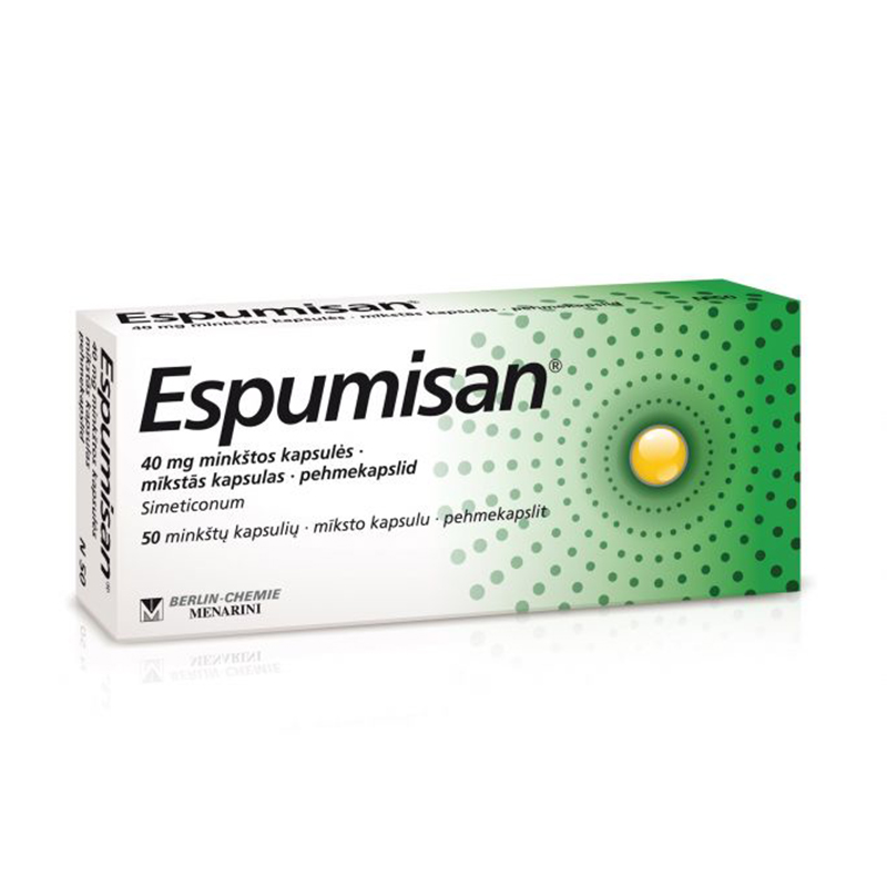 Espumisan 40 mg mīkstās kapsulas