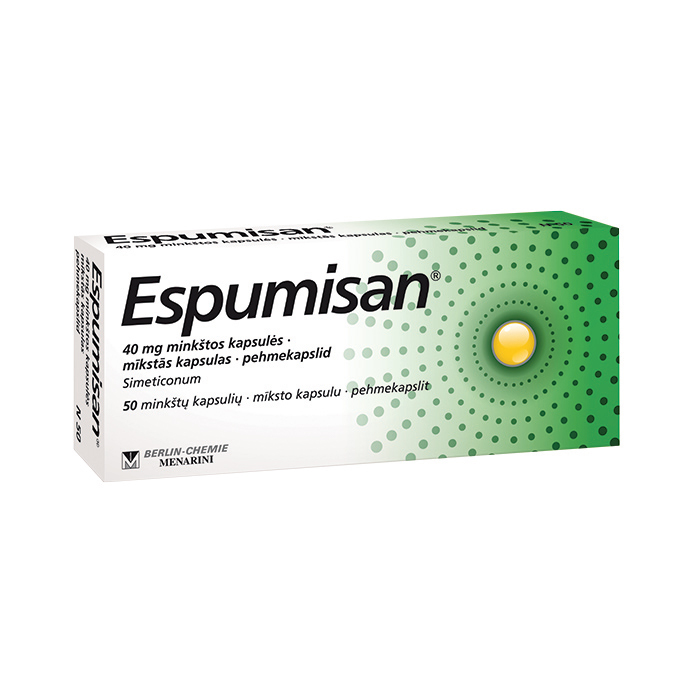 Espumisan 40 mg mīkstās kapsulas