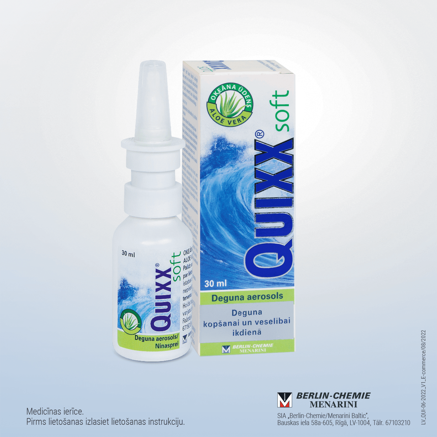 Quixx Soft, Nasal Spray, 30ml - Medical Device