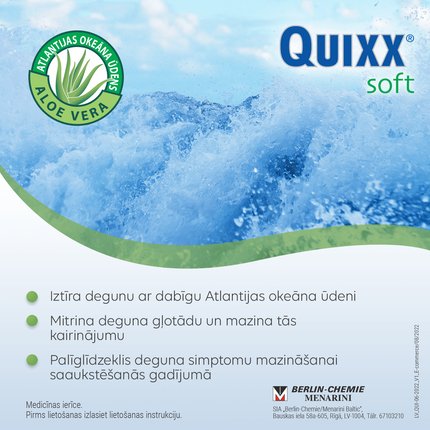 Quixx Soft, Nasal Spray, 30ml - Medical Device