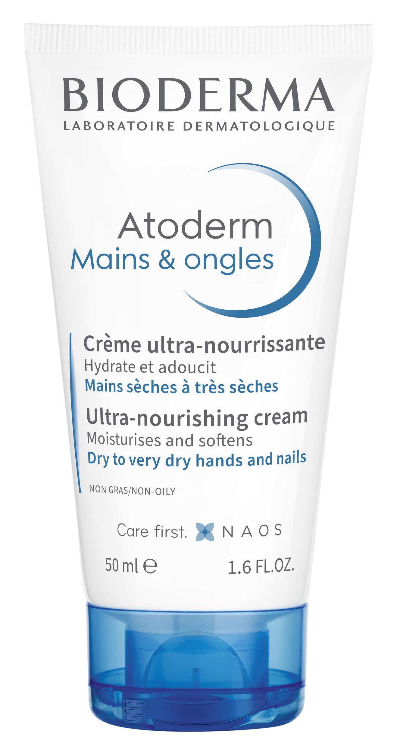Bioderma Atoderm Mains Ongles krēms sausai un bojātai roku ādai un nagiem, 50 ml