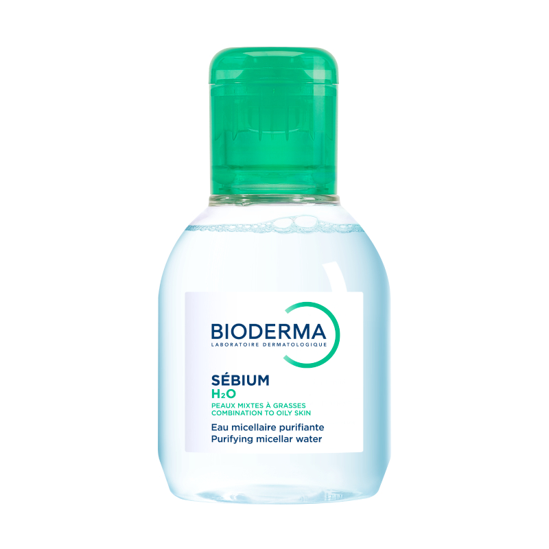 BIODERMA attīrošs micelārais ūdens taukainai vai kombinētai ādai SEBIUM H2O, 100 ml