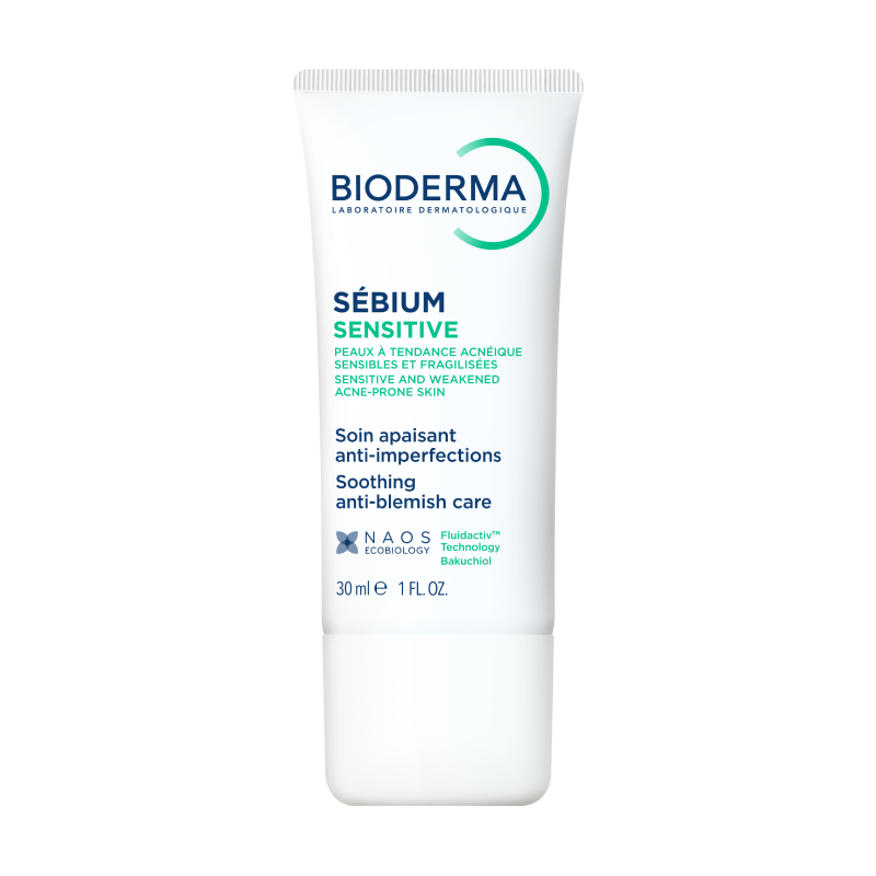 BIODERMA nomierinošs krēms jutīgai ādai ar noslieci uz piņņu veidošanos SEBIUM SENSITIVE, 30 ml