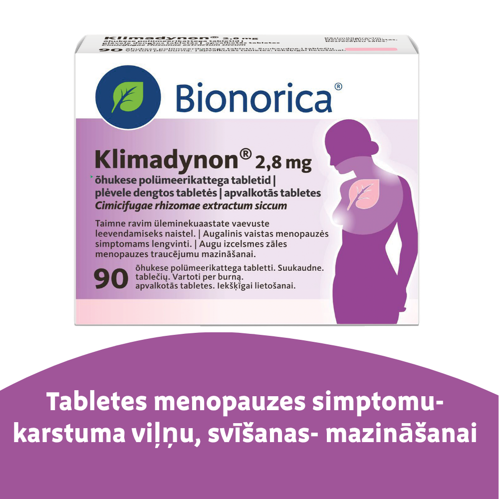Klimadynon 2,8 mg apvalkotās tabletes