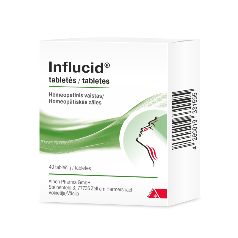 Influcid tabletes