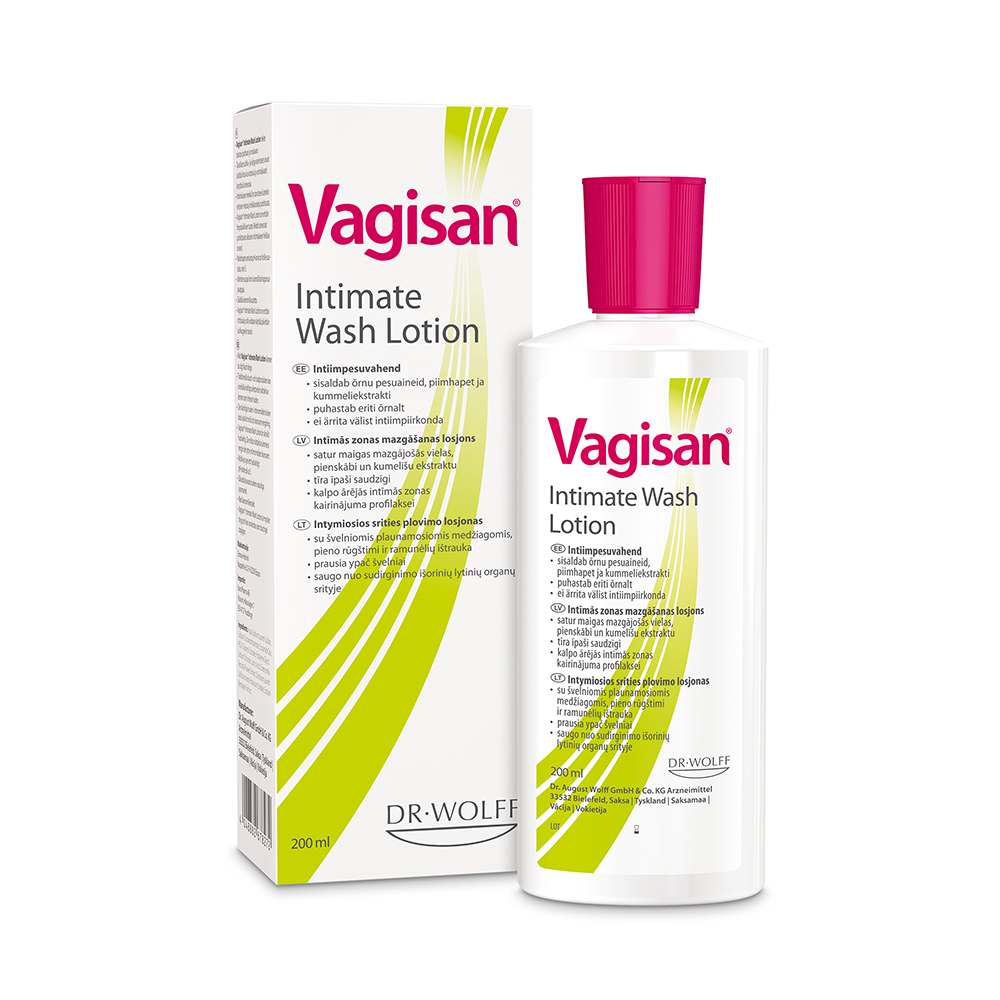 VAGISAN intīmās higiēnas līdzeklis INTIMATE WASH LOTION, 200 ml