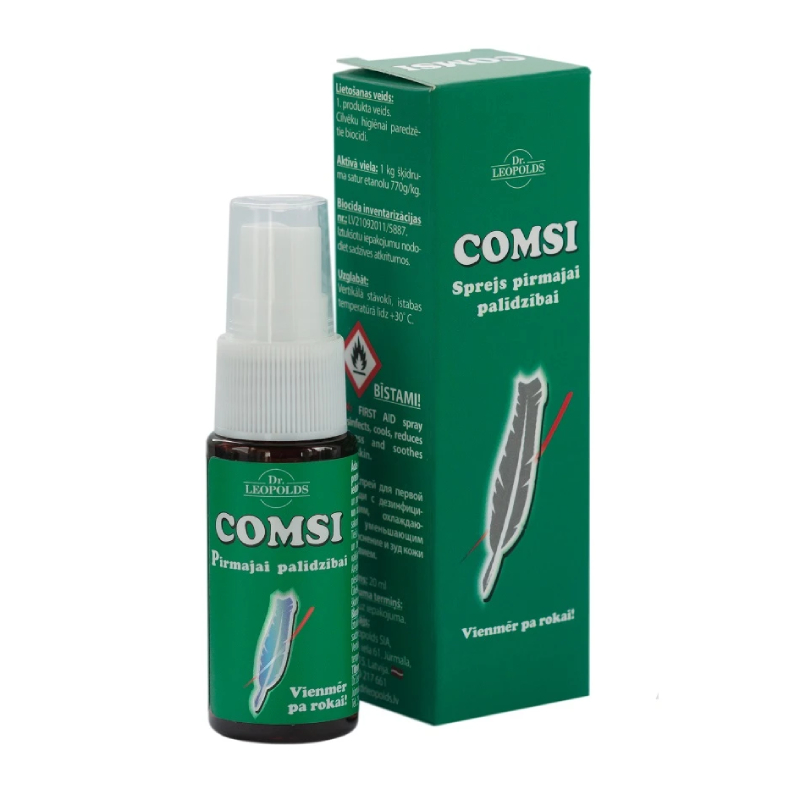 COMSI izsmidzināms līdzeklis pirmajai palīdzībai 20 ml
