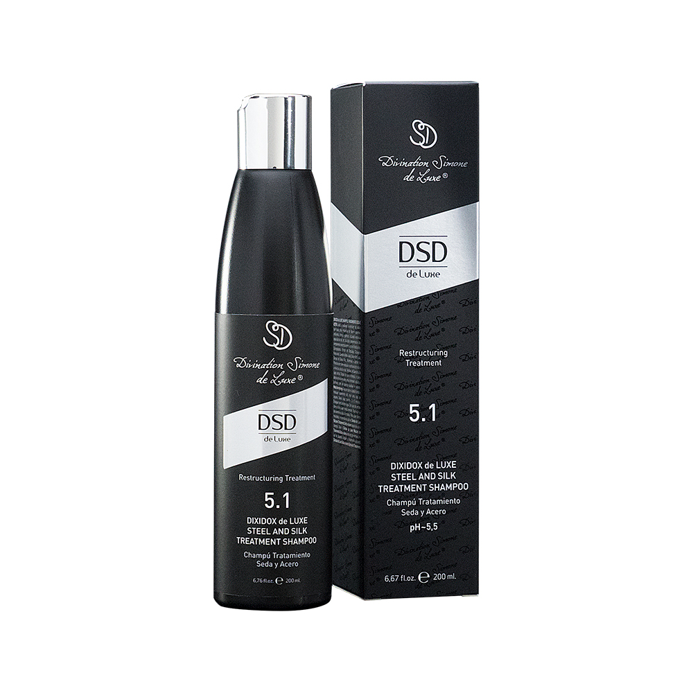 5.1 DSD de Luxe Šampūns bojātas matu struktūras atjaunošanai 200 ml