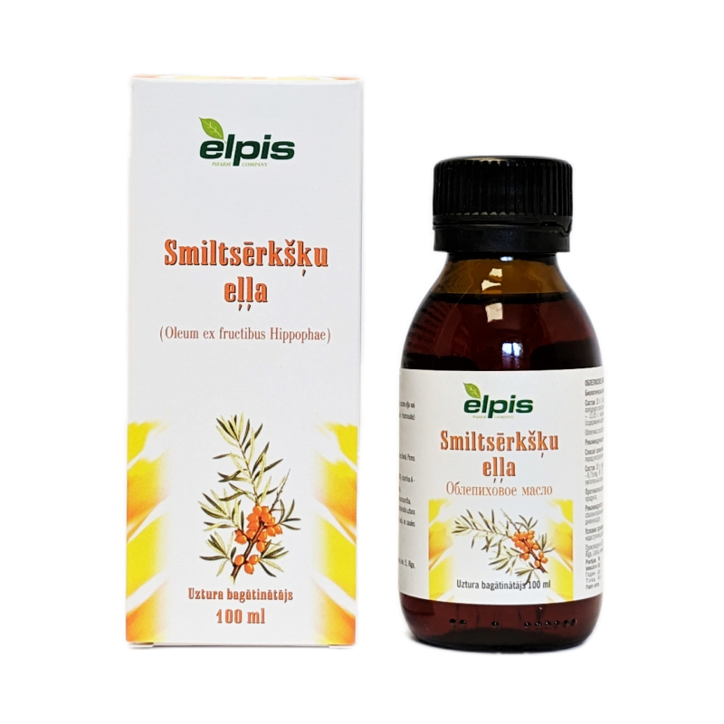 ELPIS Smiltsērkšķu eļļa, 100 ml