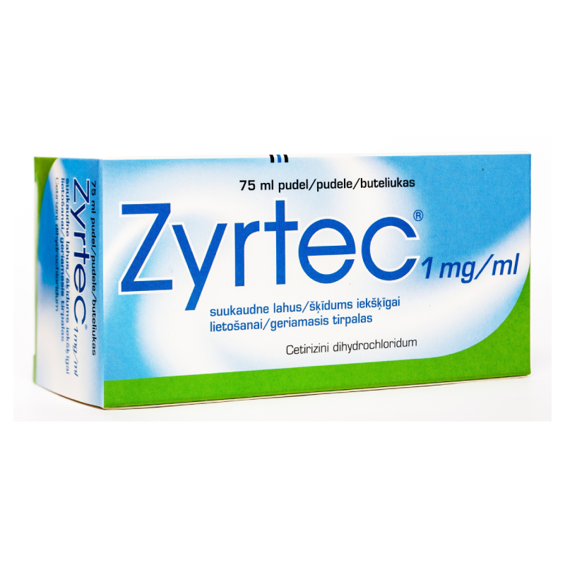 Zyrtec 1 mg/ml šķīdums iekšķīgai lietošanai