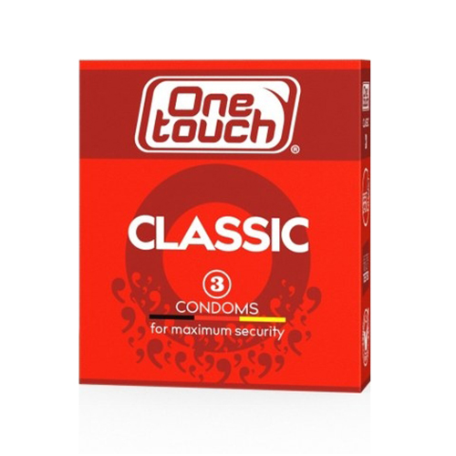 One Touch Classic prezervatīvi, 3 gb.