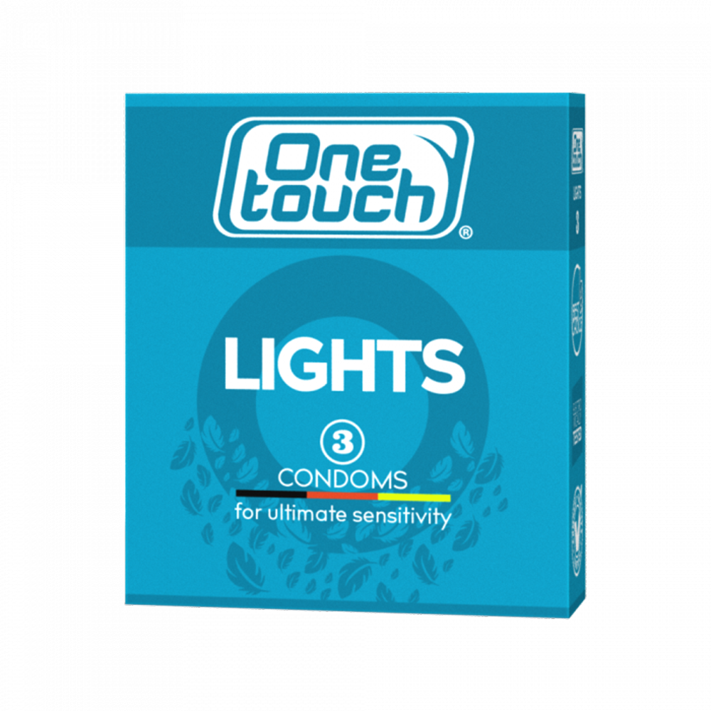 One Touch Lights prezervatīvi, 3 gb.