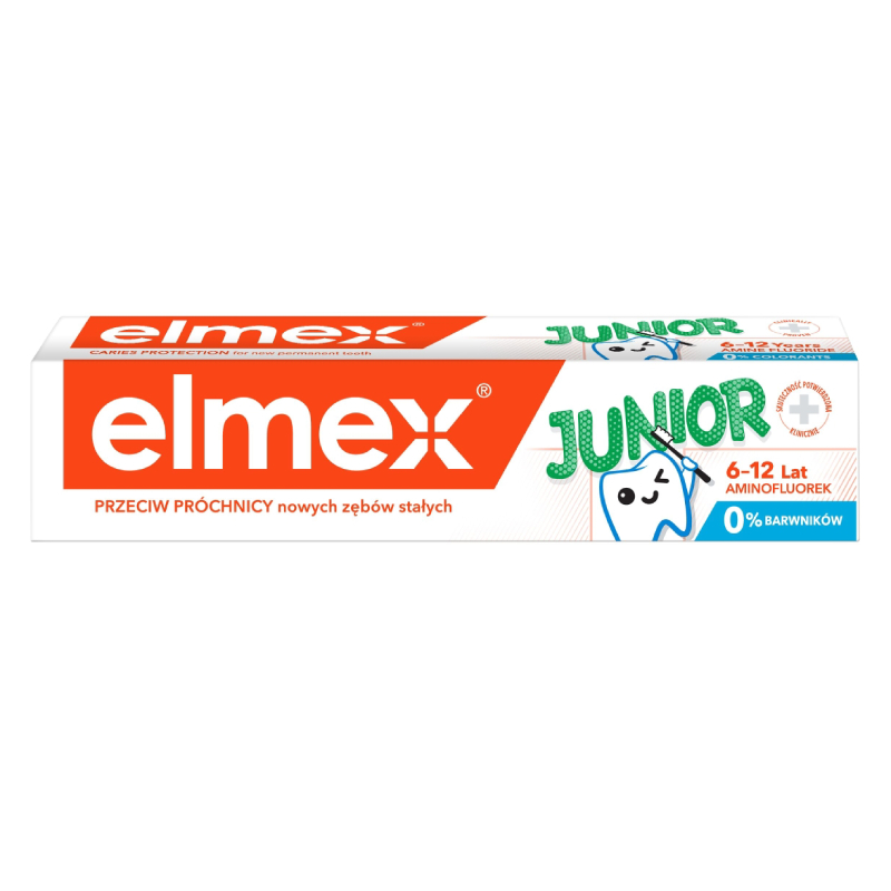 Elmex anti-caries junior no 6-12 gadiem, 75 ml