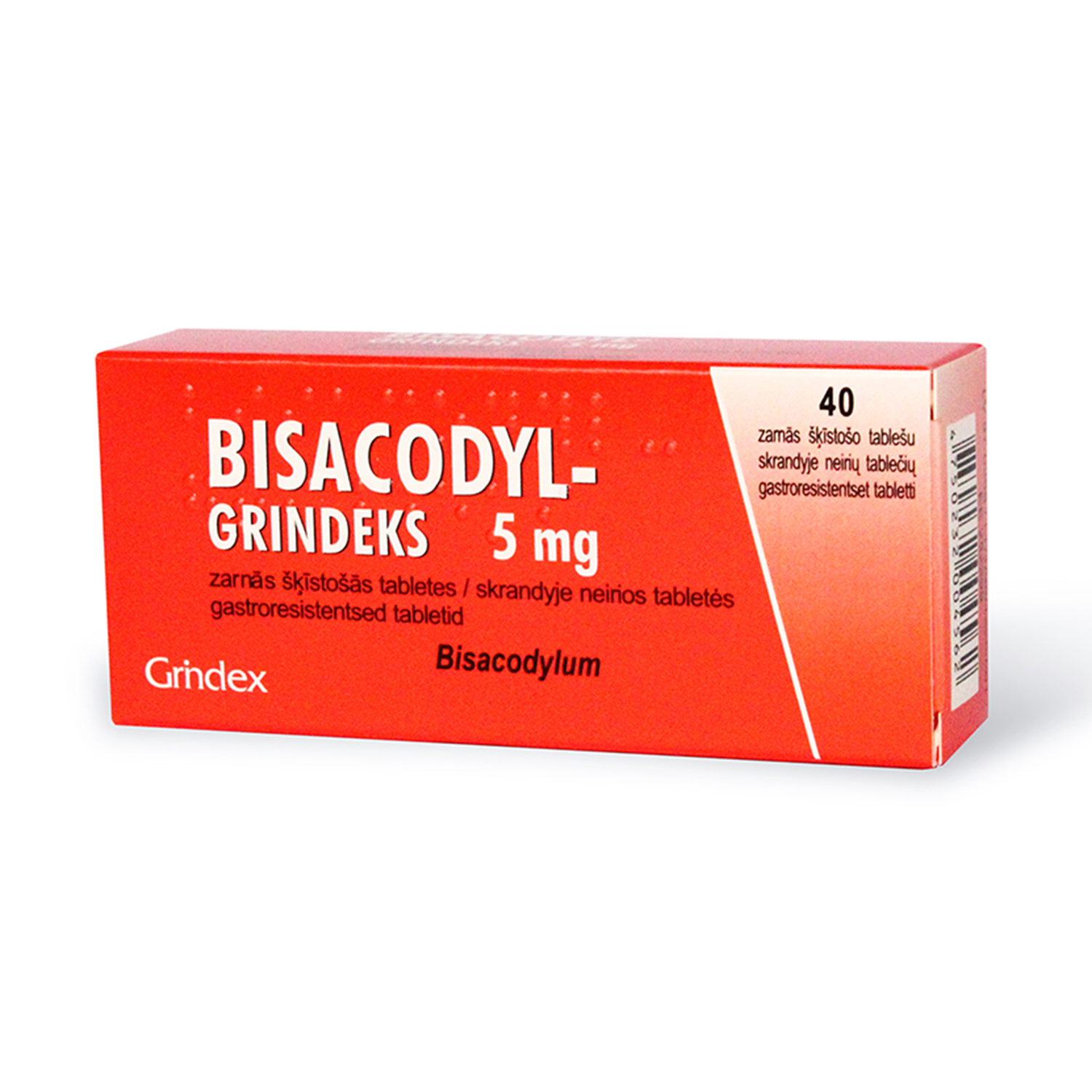 Bisacodyl-Grindeks 5 mg zarnās šķīstošās tabletes