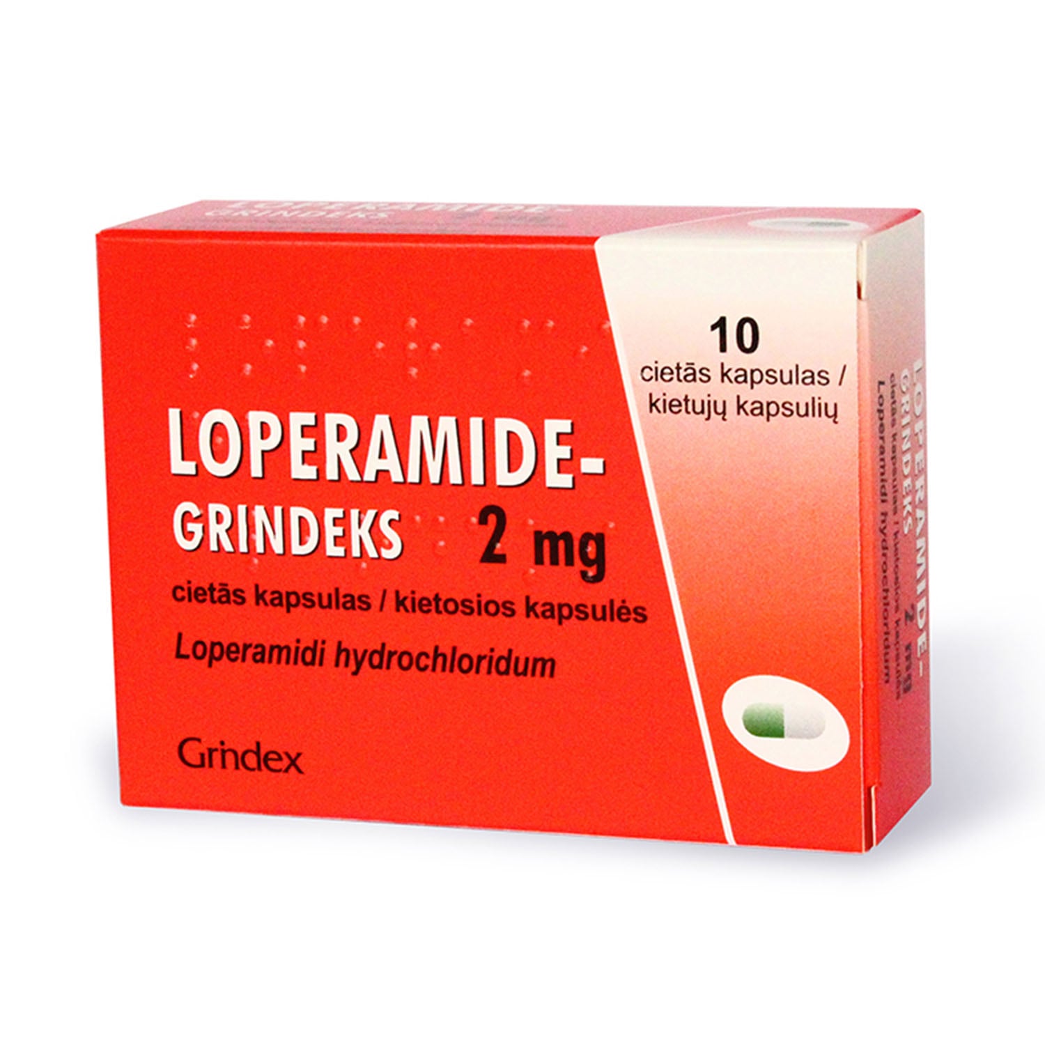 Loperamide-Grindeks 2 mg cietās kapsulas