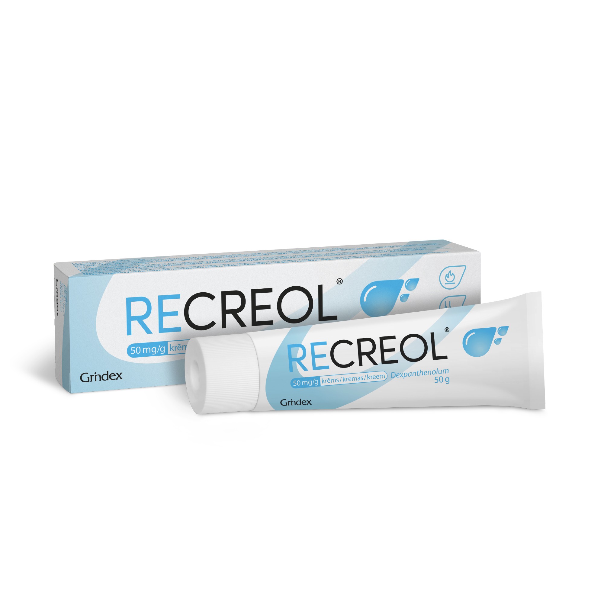RECREOL 50 mg/g krēms, 50 g
