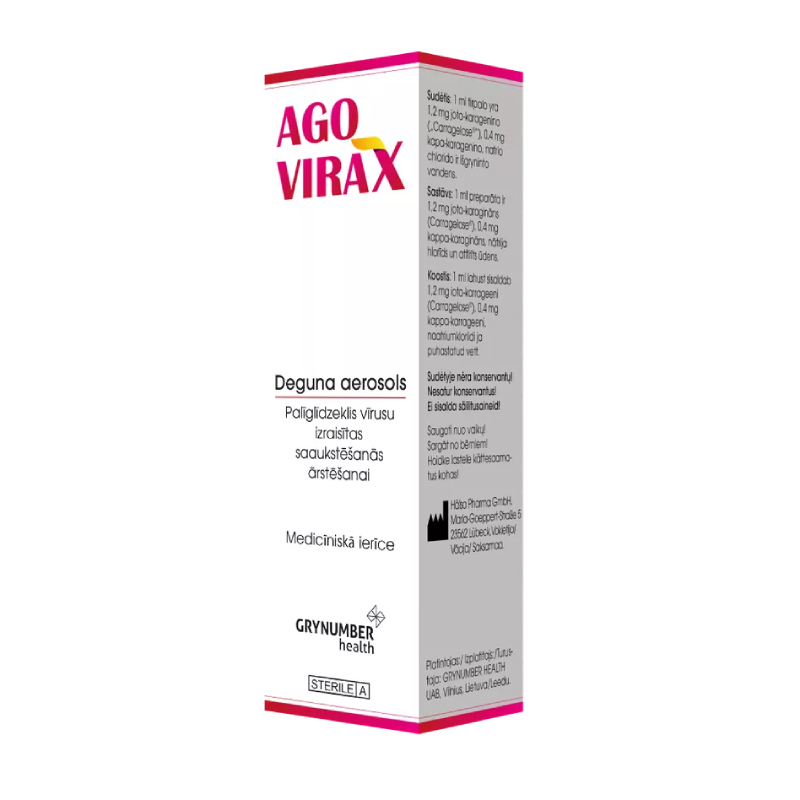 Agovirax deguna aerosols, 20 ml