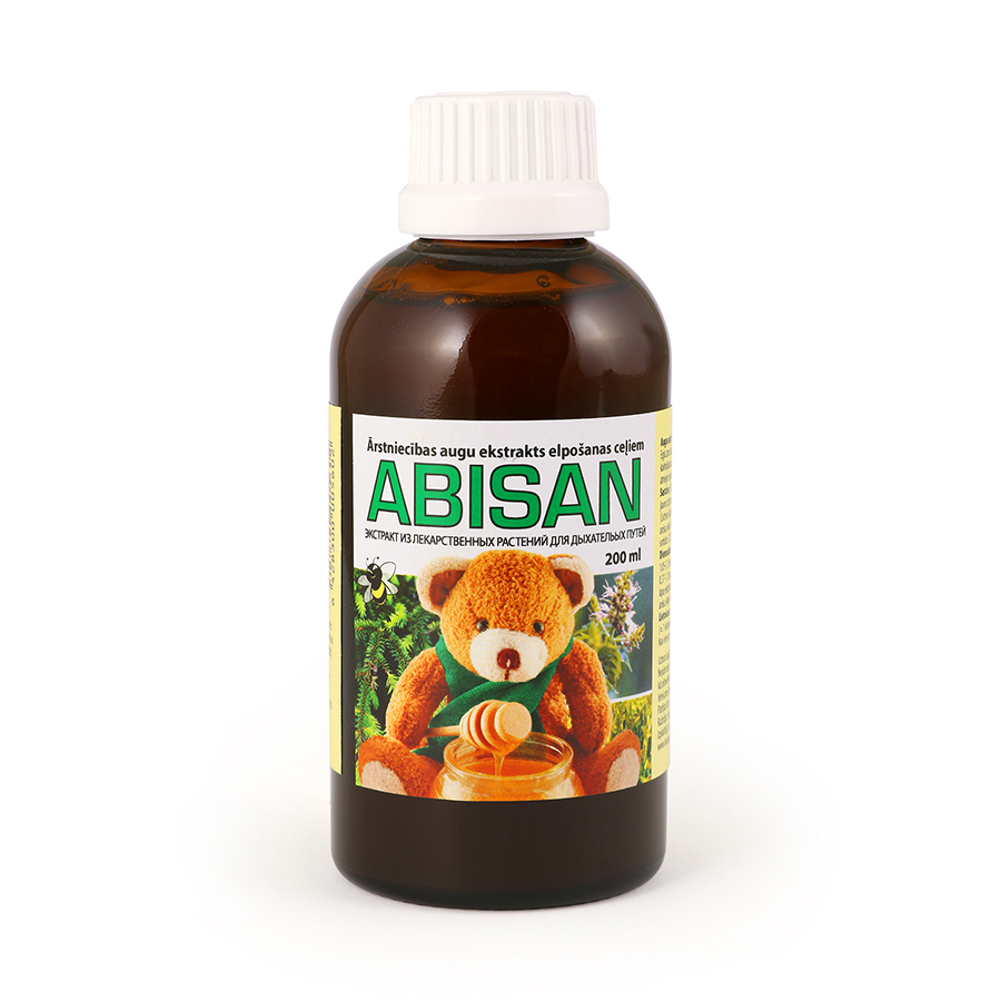 Abisan Augu ekstrakti elpceļu veselībai, 200 ml