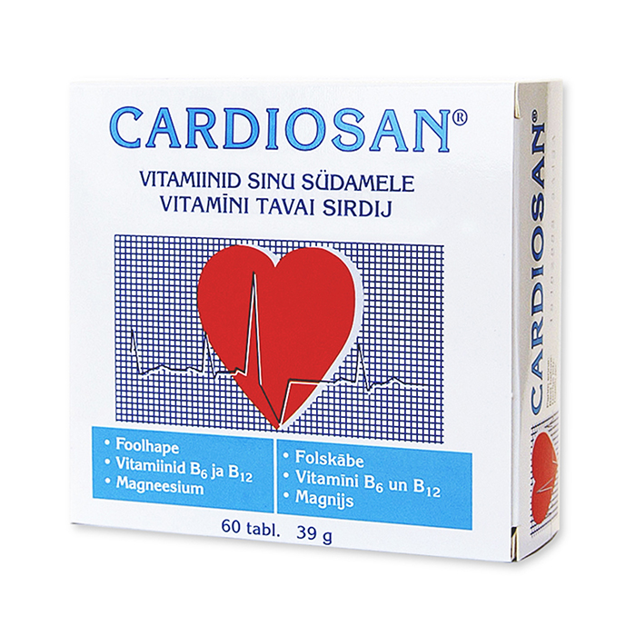 Cardiosan, 60 tabletes