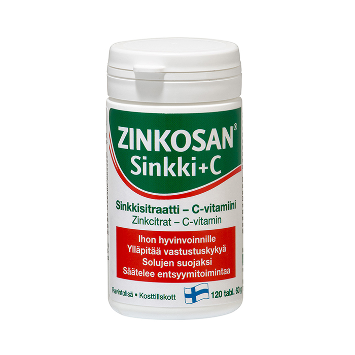 HKK ZINKOSAN tabletes, 120 gab.