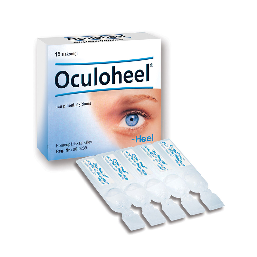 Oculoheel acu pilieni, šķīdums