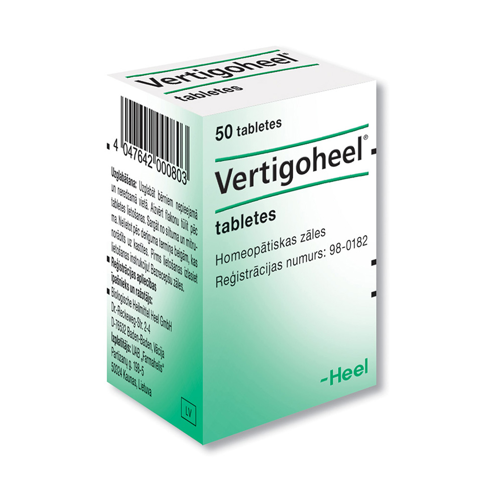 Vertigoheel tabletes