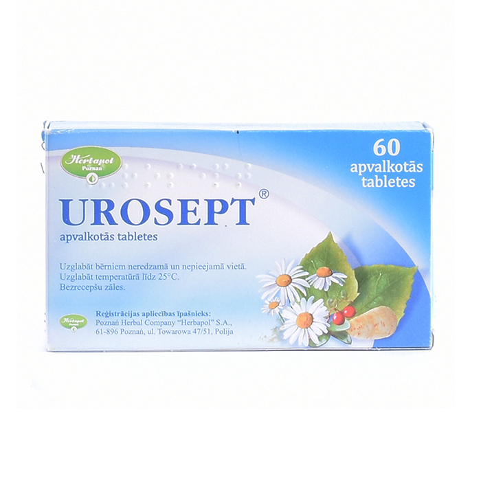 Urosept apvalkotās tabletes