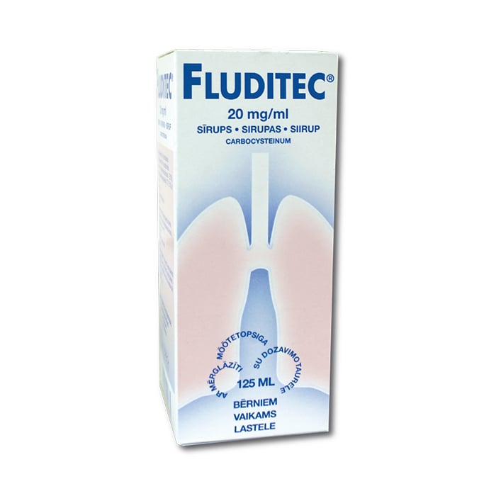 Fluditec 20 mg/ml sīrups