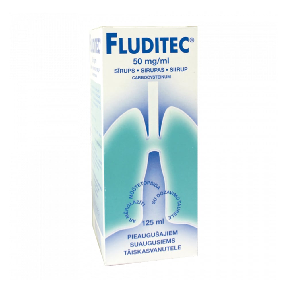 Fluditec 50 mg/ml sīrups