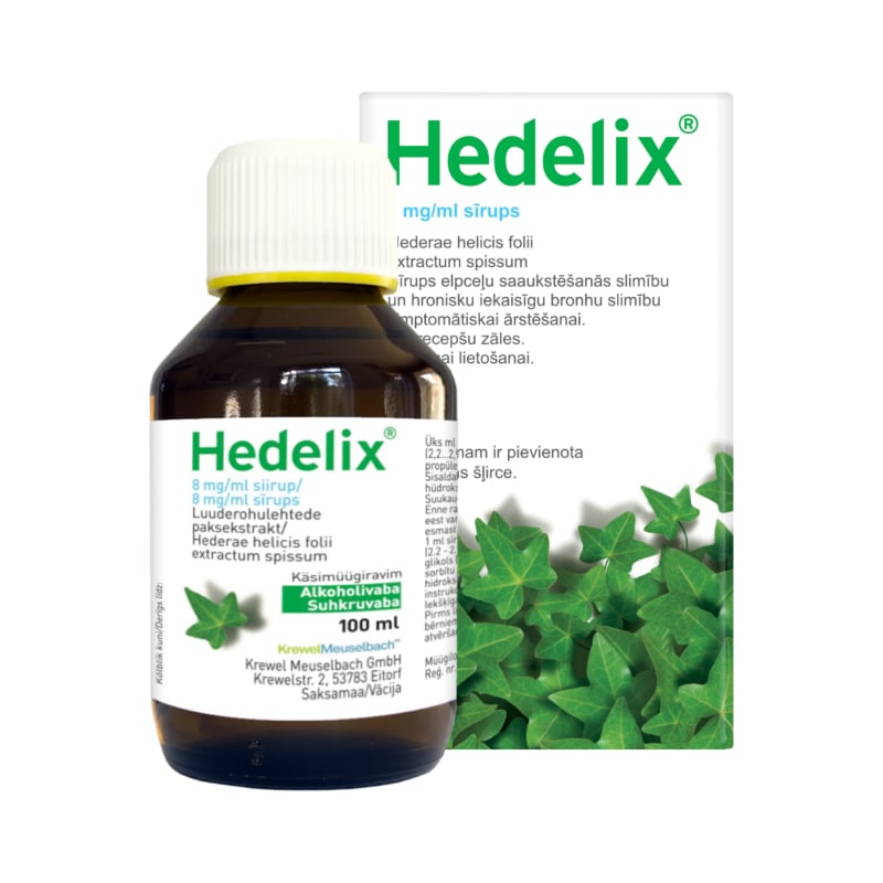 Hedelix 8 mg/ml sīrups