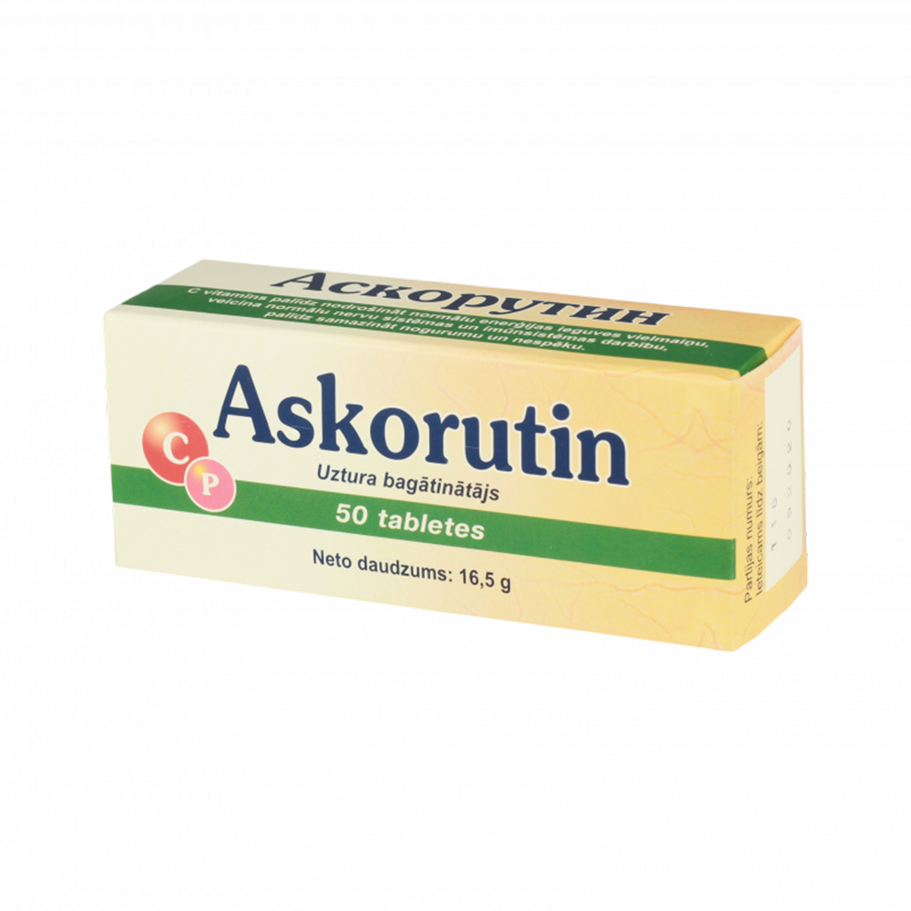 ASKORUTIN tabletes, 50 gab.