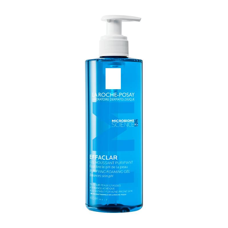 LA ROCHE-POSAY dziļi attīroša želeja taukainai ādai ar tendenci uz akni EFFACLAR, 400 ml
