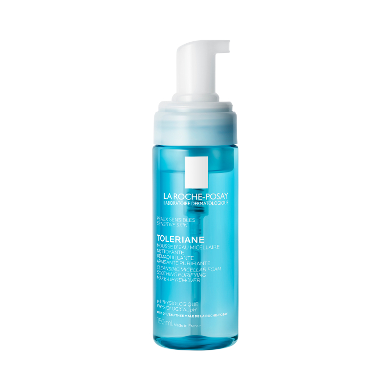 LA ROCHE-POSAY attīrošas micelārās putas jutīgai ādai TOLERIANE, 150 ml