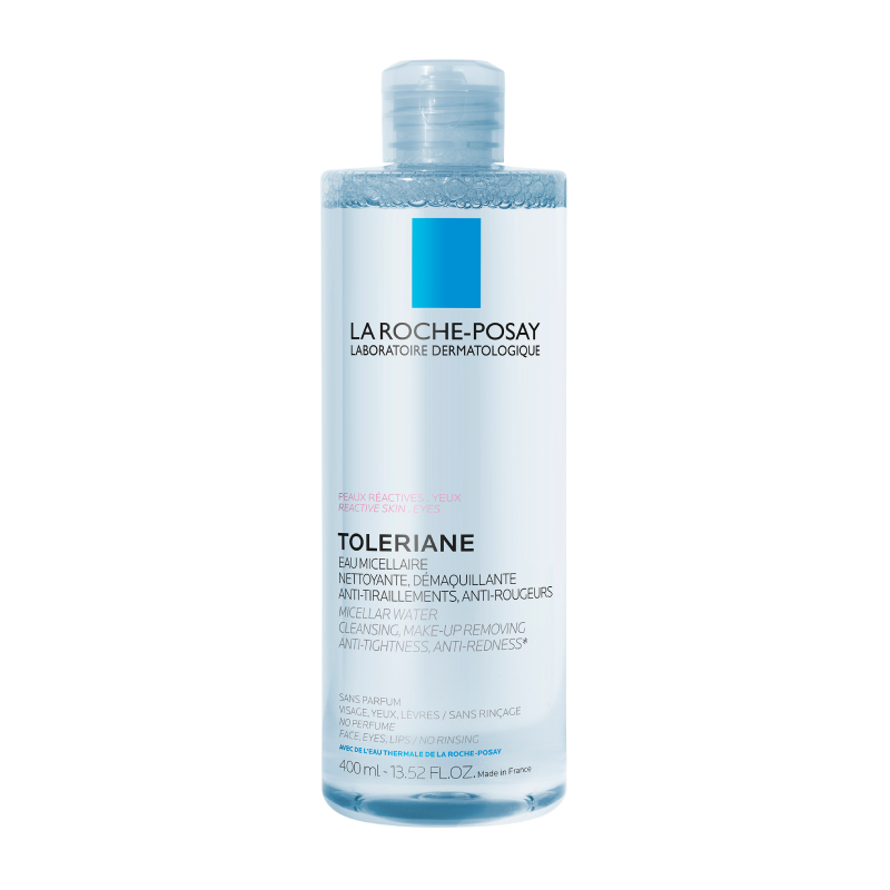 LA ROCHE-POSAY micelārais ūdens īpaši jutīgai un alerģiskai sejas un plakstiņu ādai TOLERIANE, 400 ml