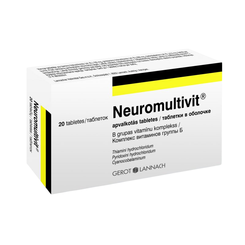 Neuromultivit apvalkotās tabletes
