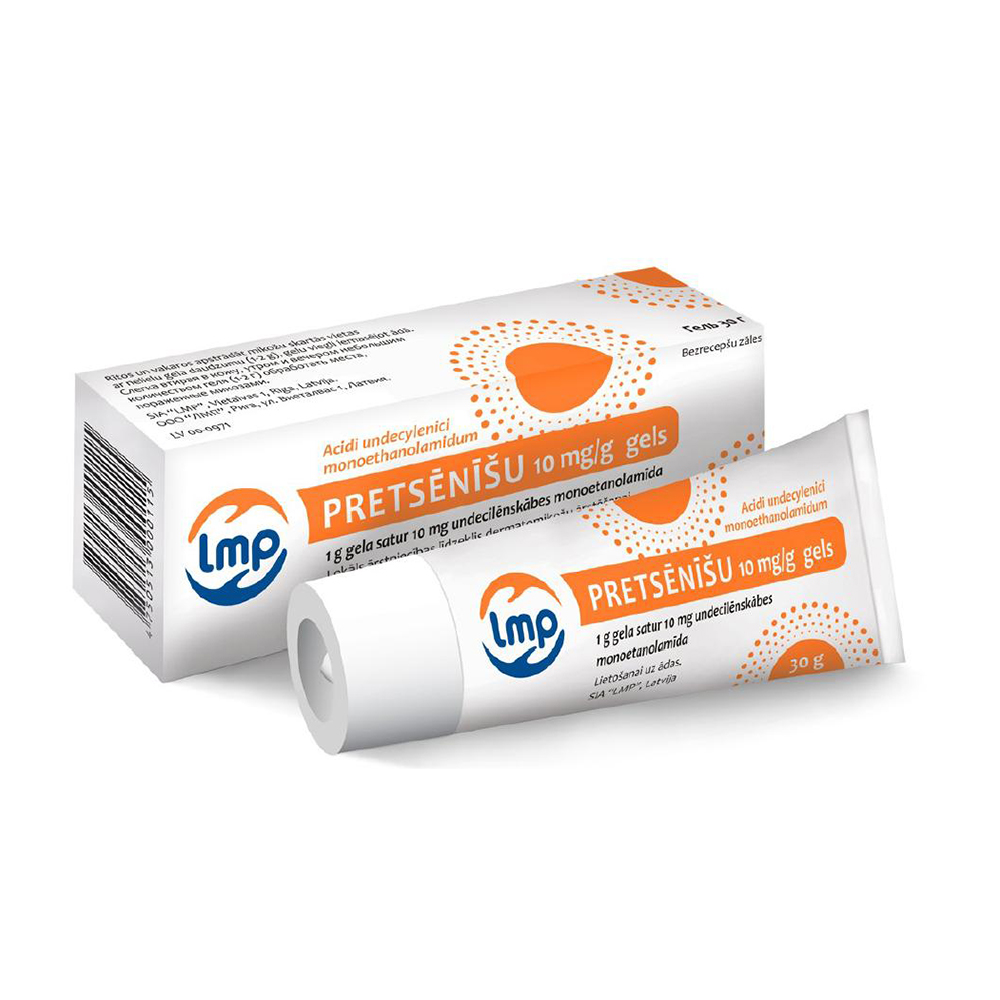 Pretsēnīšu 10 mg/g gels, 30 g