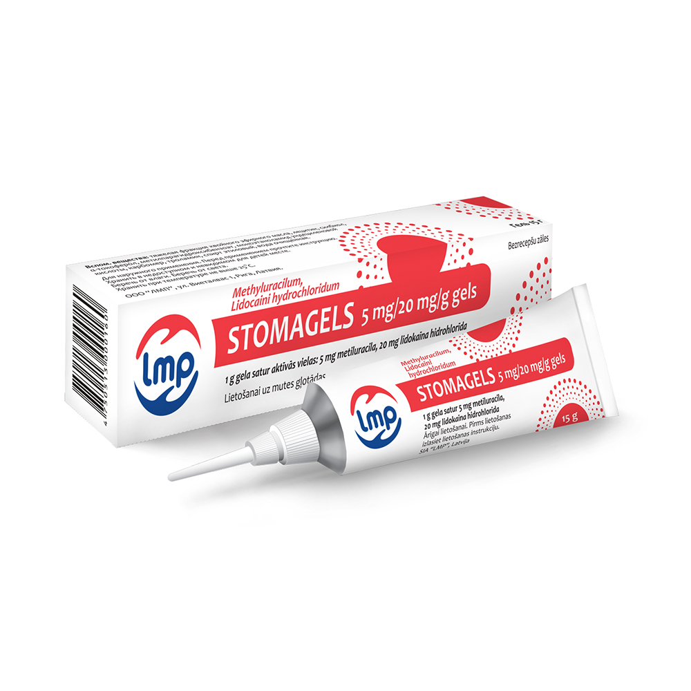 Stomagels 5 mg/20 mg/g gels