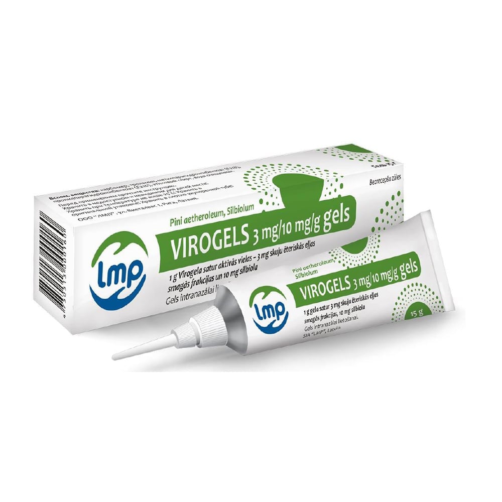 Virogels 3 mg/10 mg/g gels