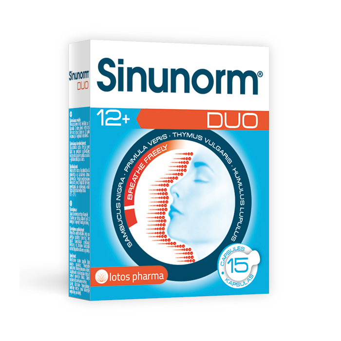 Sinunorm Duo, 15 kapsulas