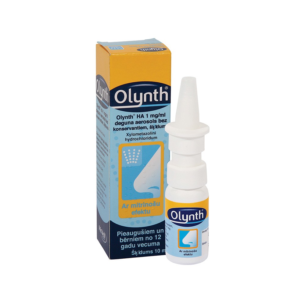 Olynth HA 1 mg/ml deguna aerosols bez konservantiem, šķīdums