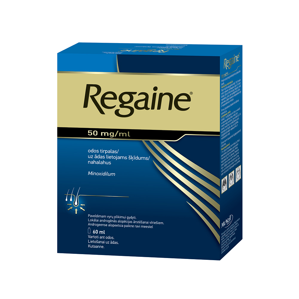Regaine 50 mg/ml uz ādas lietojams šķīdums