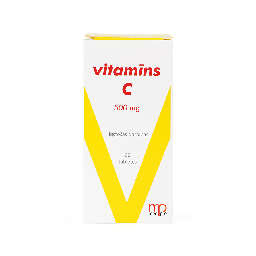 MEDPRO C vitamīns 500mg tabletes N60 