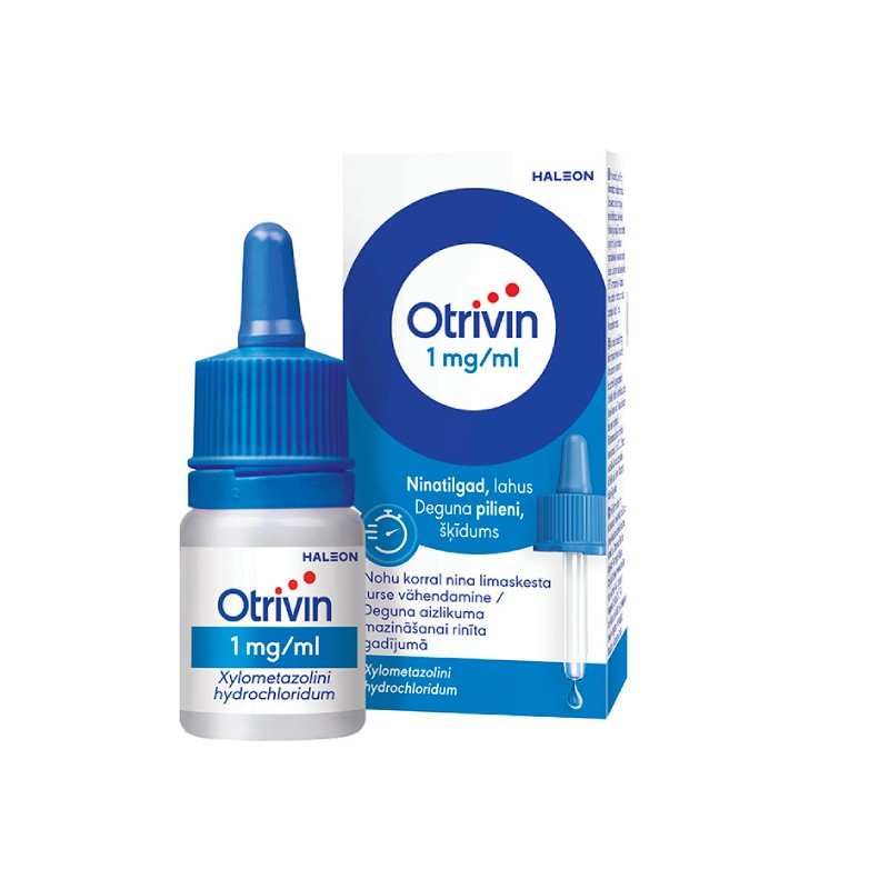 Otrivin 1 mg/ml deguna pilieni, šķīdums
