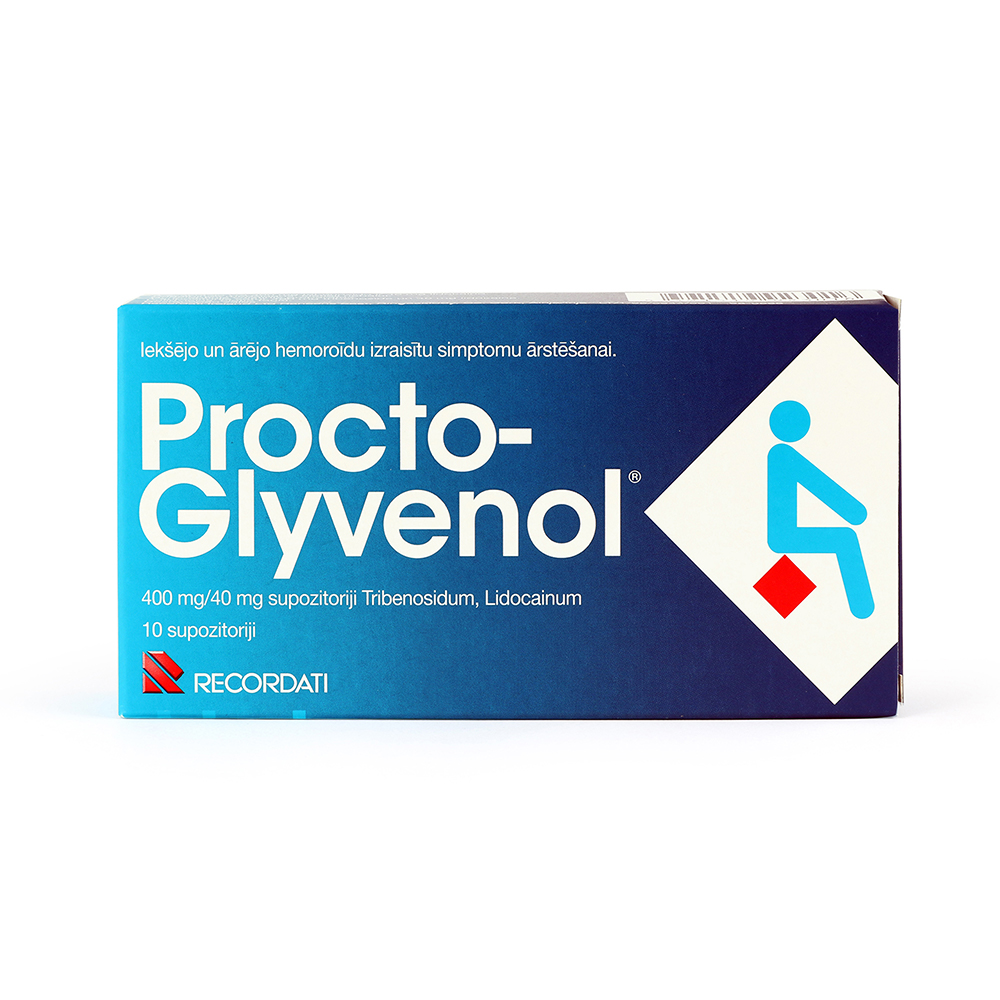 Procto-Glyvenol 400 mg/40 mg supozitoriji